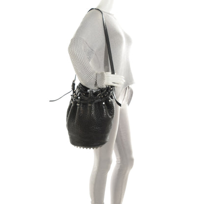Alexander Wang Pebbled Lambskin Diego Bucket Bag Black Nickel Hardware 2 of 7
