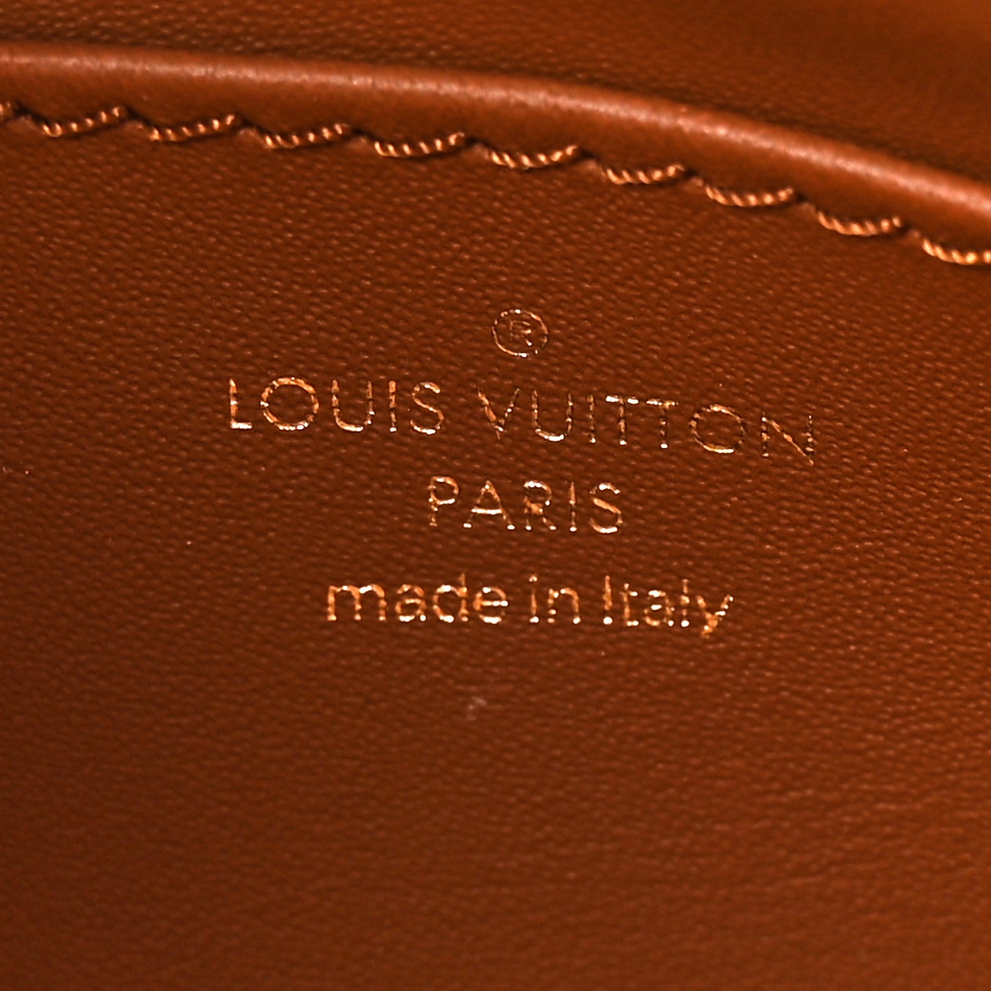 Lambskin Malletage Top Handle GO-14 MM Tan