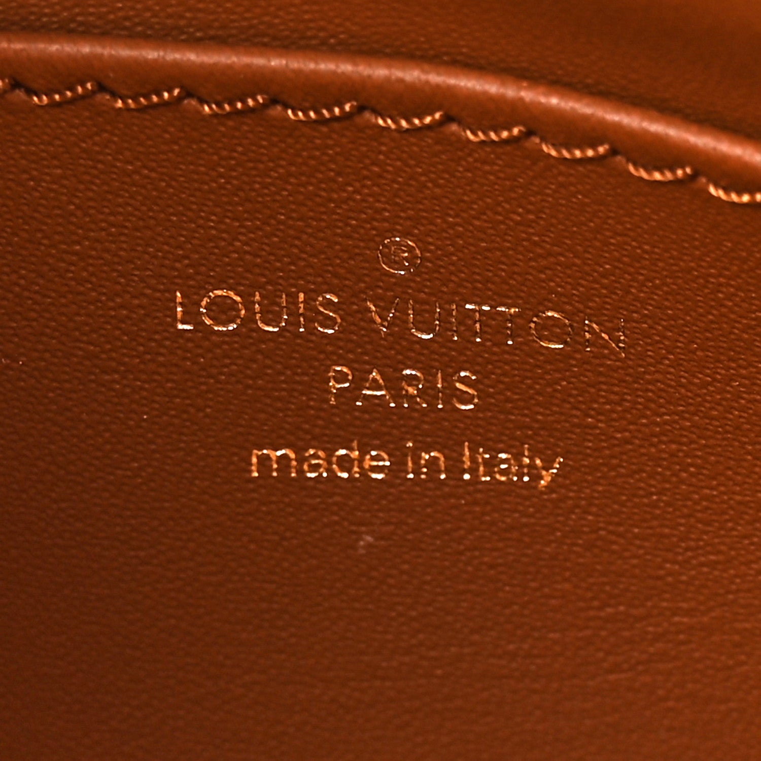 Louis Vuitton Lambskin Malletage Top Handle GO-14 MM Tan 6 of 9