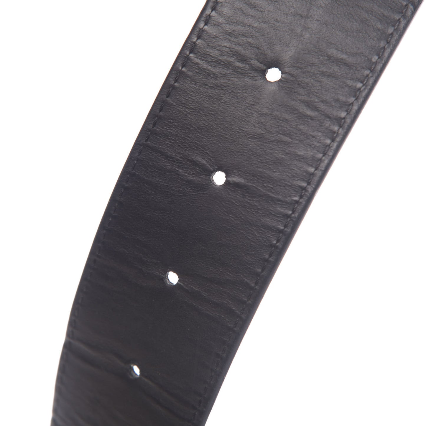 Calfskin Monogram 40mm LV Initiales Reversible Belt 95 38 Black