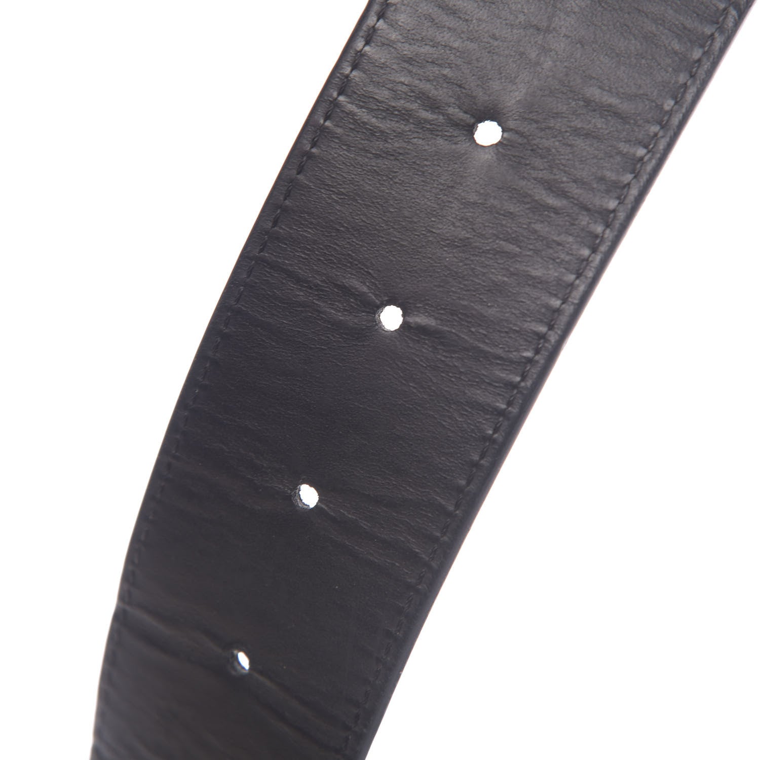 Louis Vuitton Calfskin Monogram 40mm LV Initiales Reversible Belt 95 38 Black 4 of 7