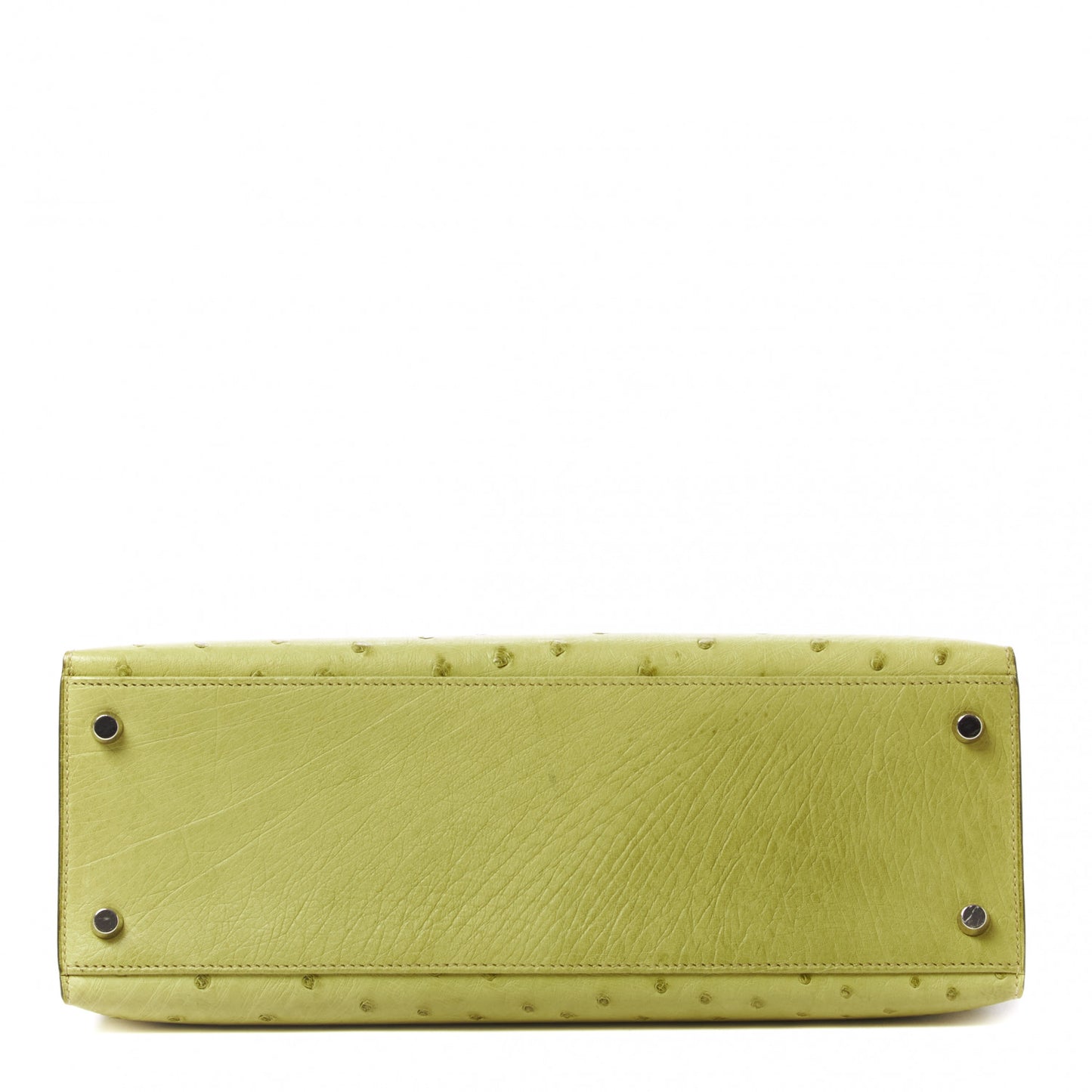 Ostrich Kelly Sellier 32 Vert Anis