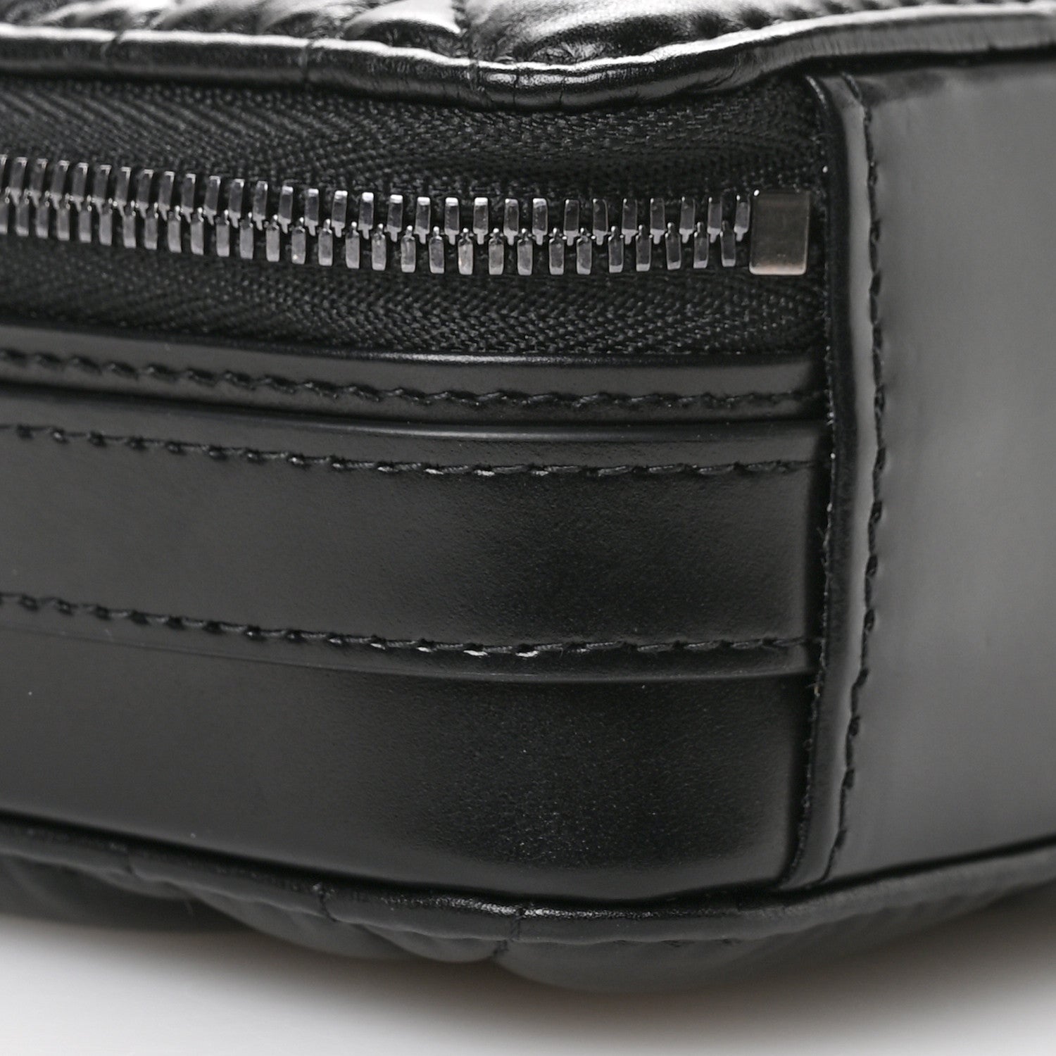 Christian Dior Calfskin Macrocannage Caro Box Bag Black 9 of 10