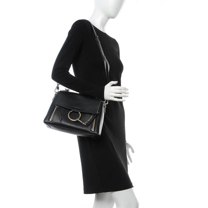 Chloe Calfskin Small Faye Day Shoulder Bag Black 2 of 8