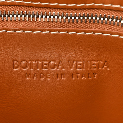 Bottega Veneta Lambskin Maxi Intrecciato Edge Stitch Cassette Crossbody Bag Wood 6 of 12