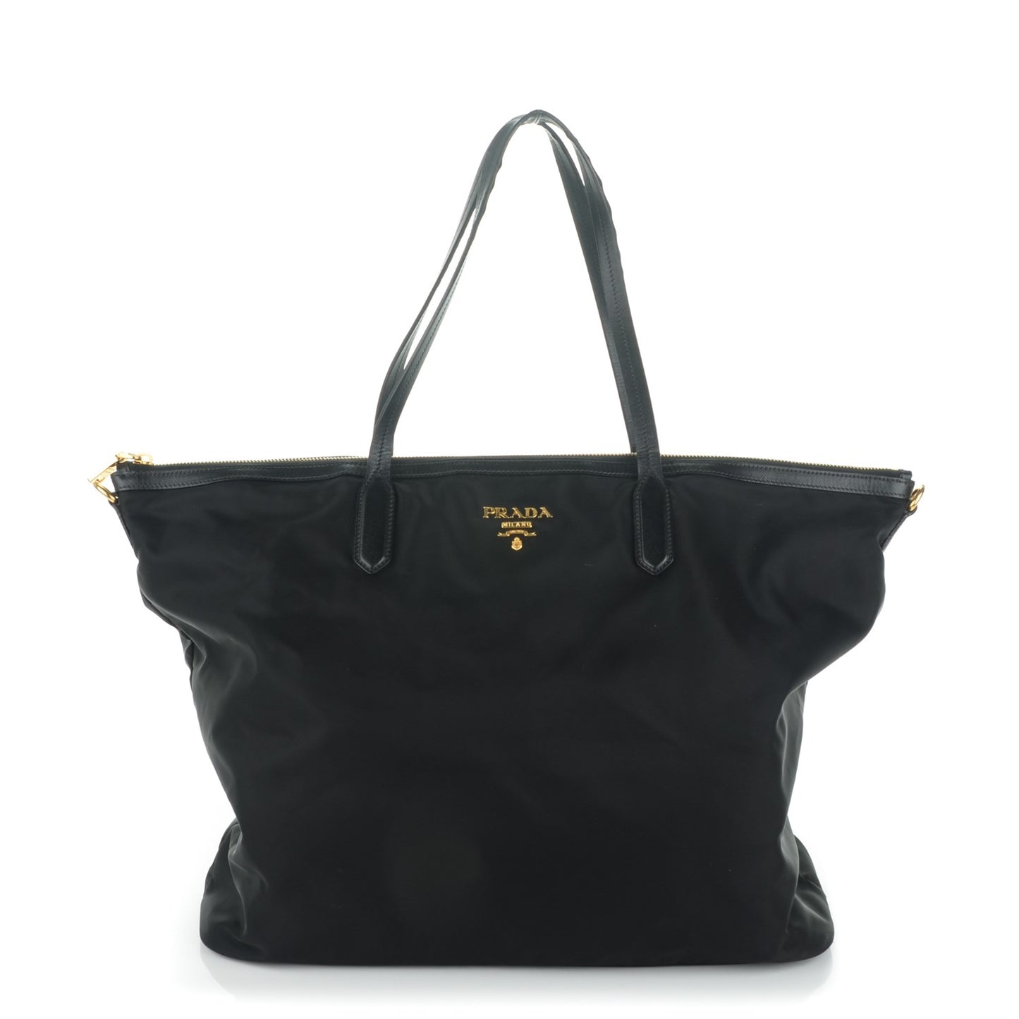 Tessuto Nylon Saffiano Tote Nero Black