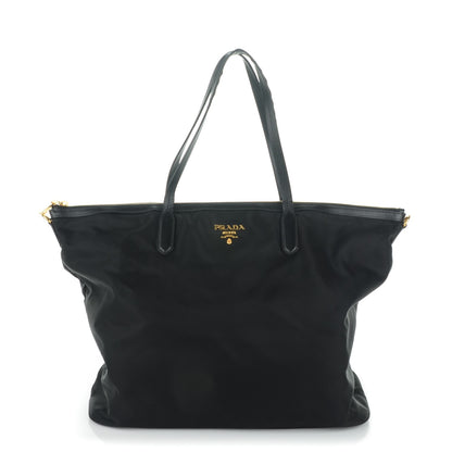 Prada Tessuto Nylon Saffiano Tote Nero Black 1 of 12