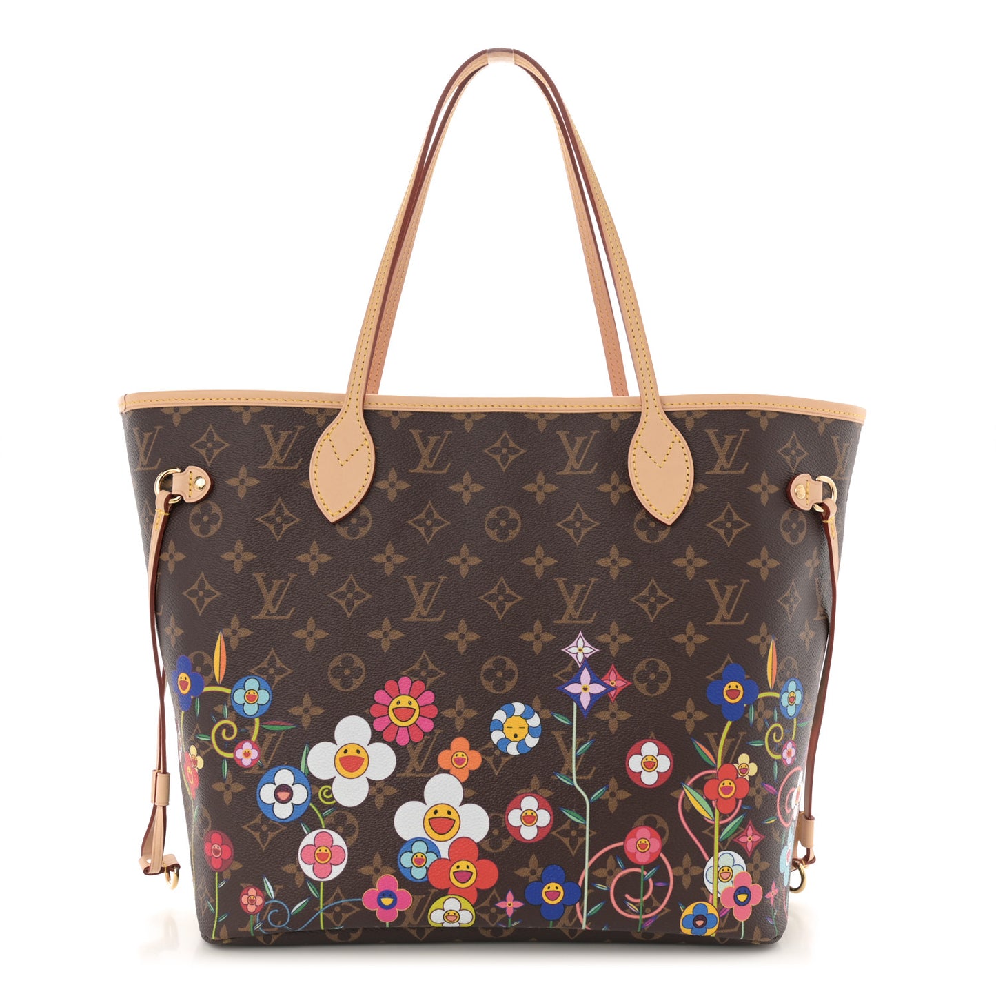 LV X TM Monogram Flowers Neverfull MM