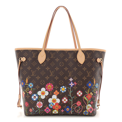 Louis Vuitton LV X TM Monogram Flowers Neverfull MM 1 of 11
