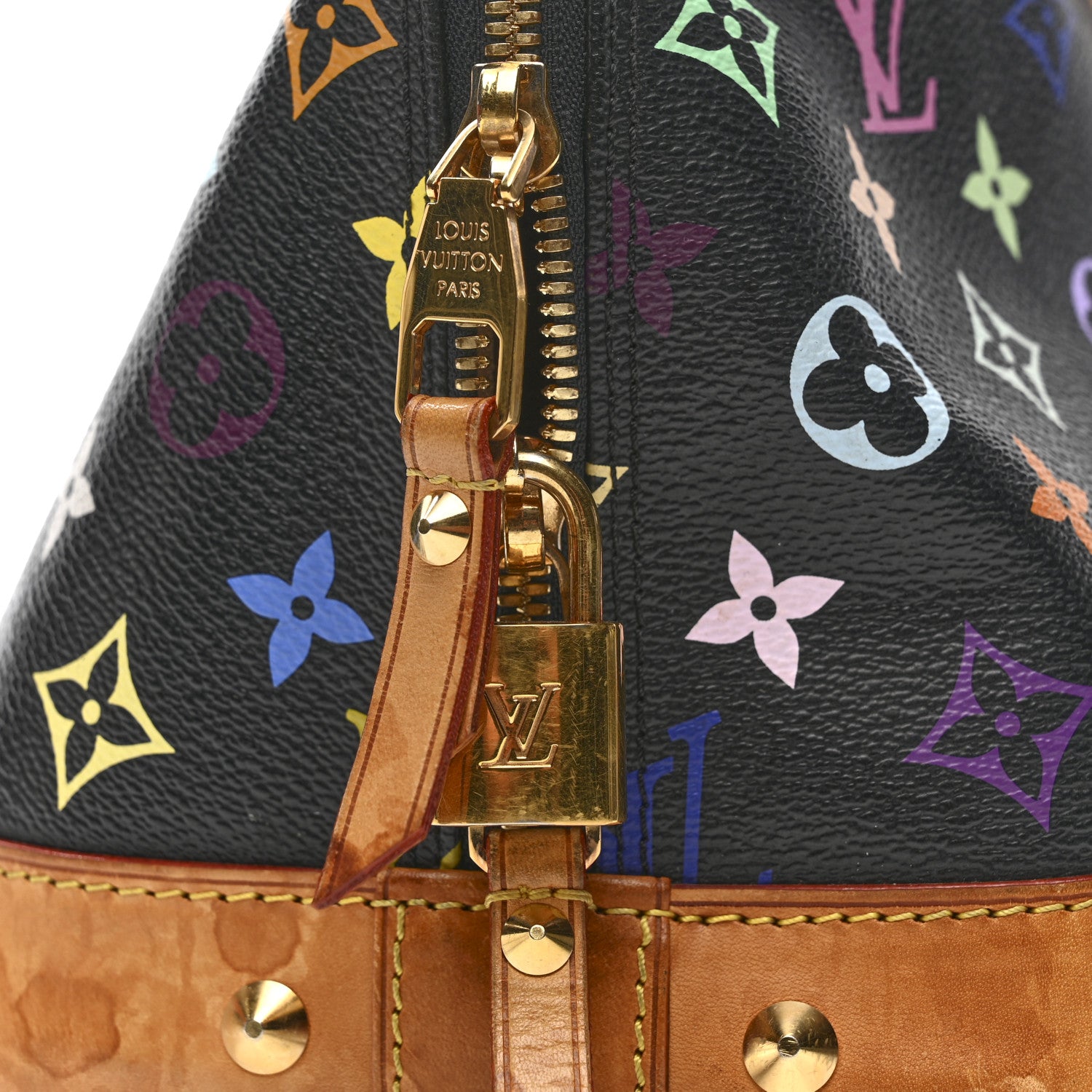 Louis Vuitton Monogram Multicolor Alma GM Black 12 of 16