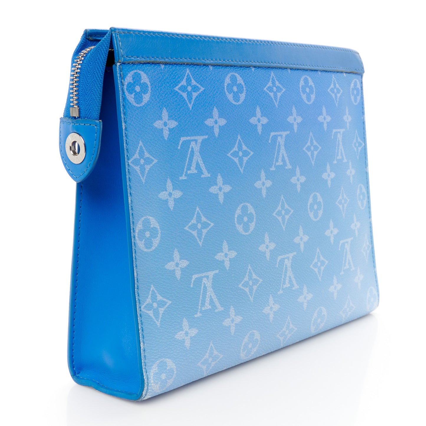 Monogram Clouds Pochette Voyage MM A4 Blue