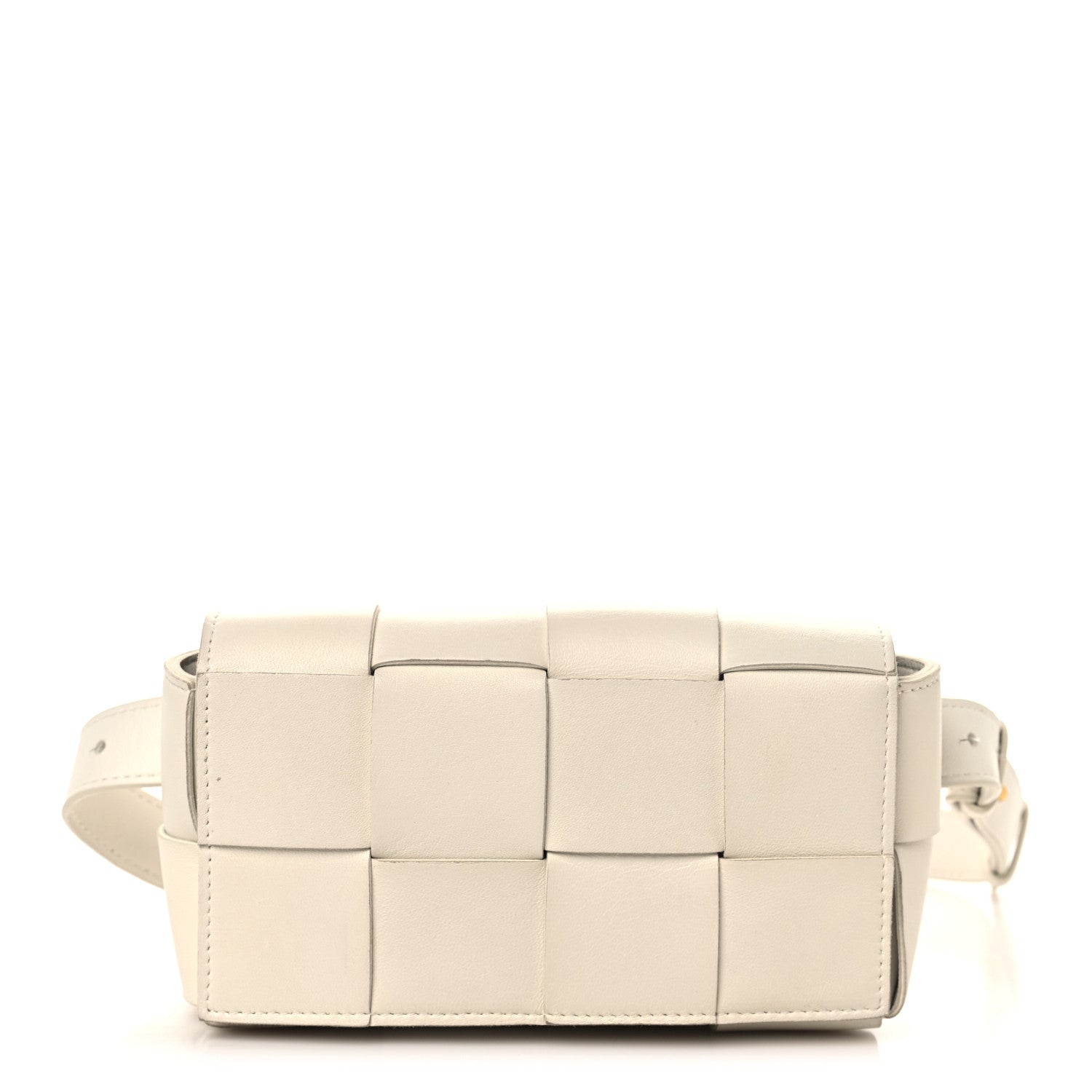 Bottega Veneta Nappa Maxi Intreccio The Belt Cassette Bag White 1 of 9