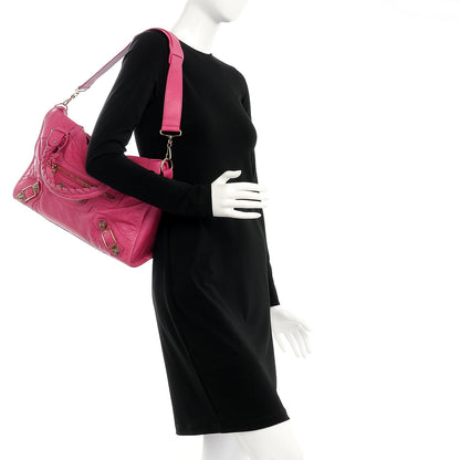 Balenciaga Agneau Giant 21 Rose Gold Hardware City Cyclamen Fucsia 2 of 8