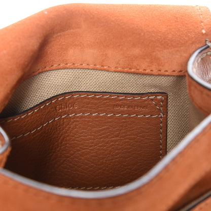 Chloe Calfskin Mini Marcie Nude Crossbody Bag Classic Tobacco 6 of 7