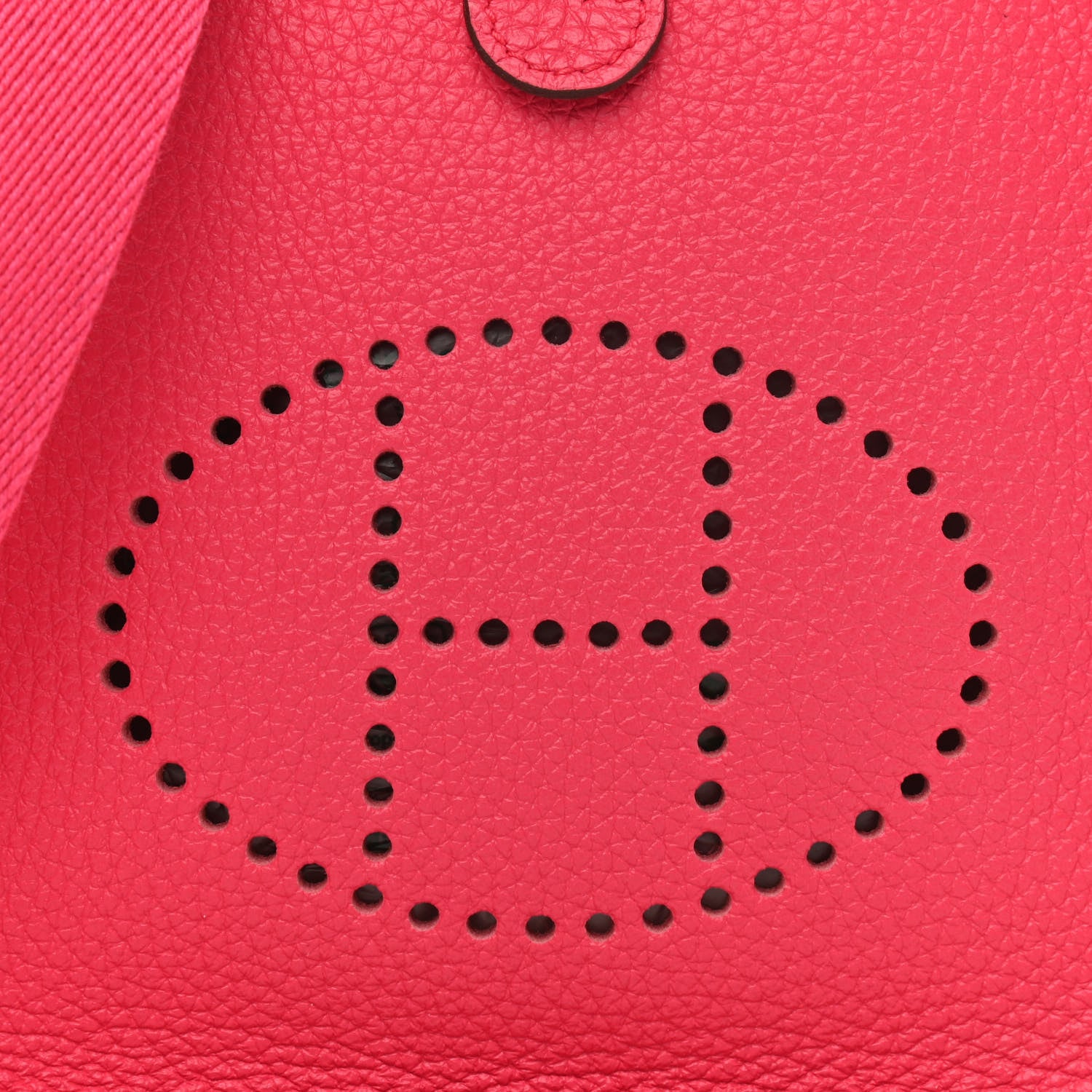 Hermes Taurillon Clemence Evelyne TPM Rose Extreme 7 of 10
