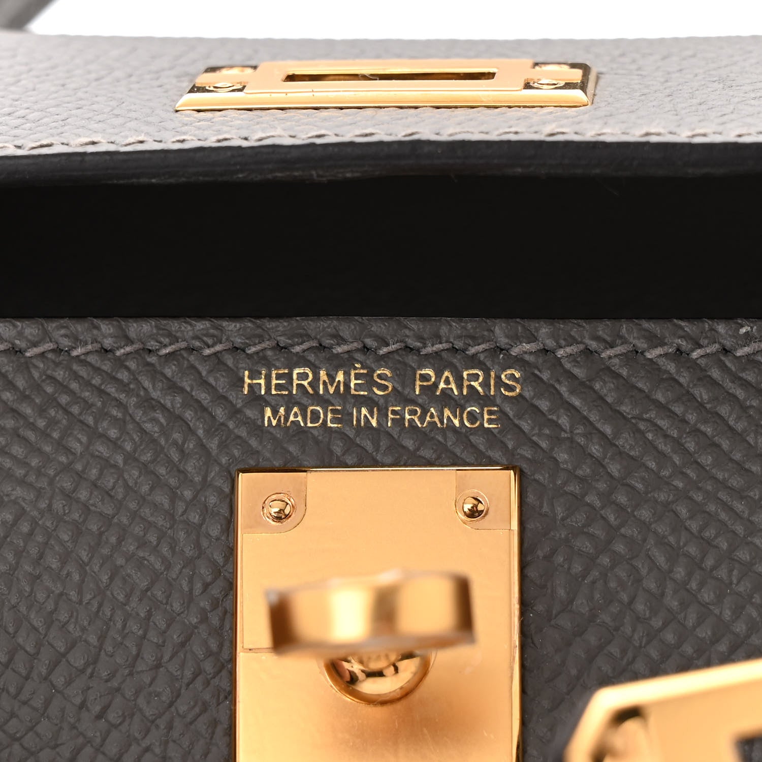 Hermes Epsom Mini Kelly Sellier 20 Gris Meyer 6 of 11