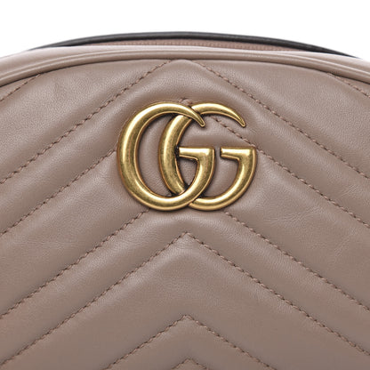 Gucci Calfskin Matelasse GG Marmont Belt Bag 85 34 Porcelain Rose 11 of 11