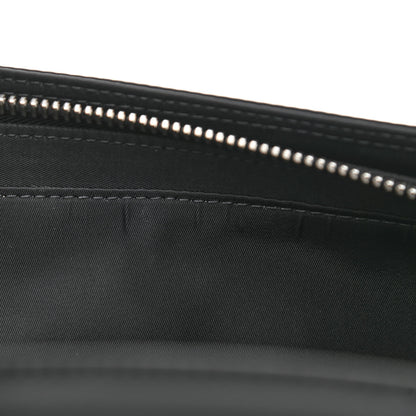 Fendi Nylon Vitello Cover Logo Embossed Medium Peekaboo I SEE U Satchel Black White 12 of 12