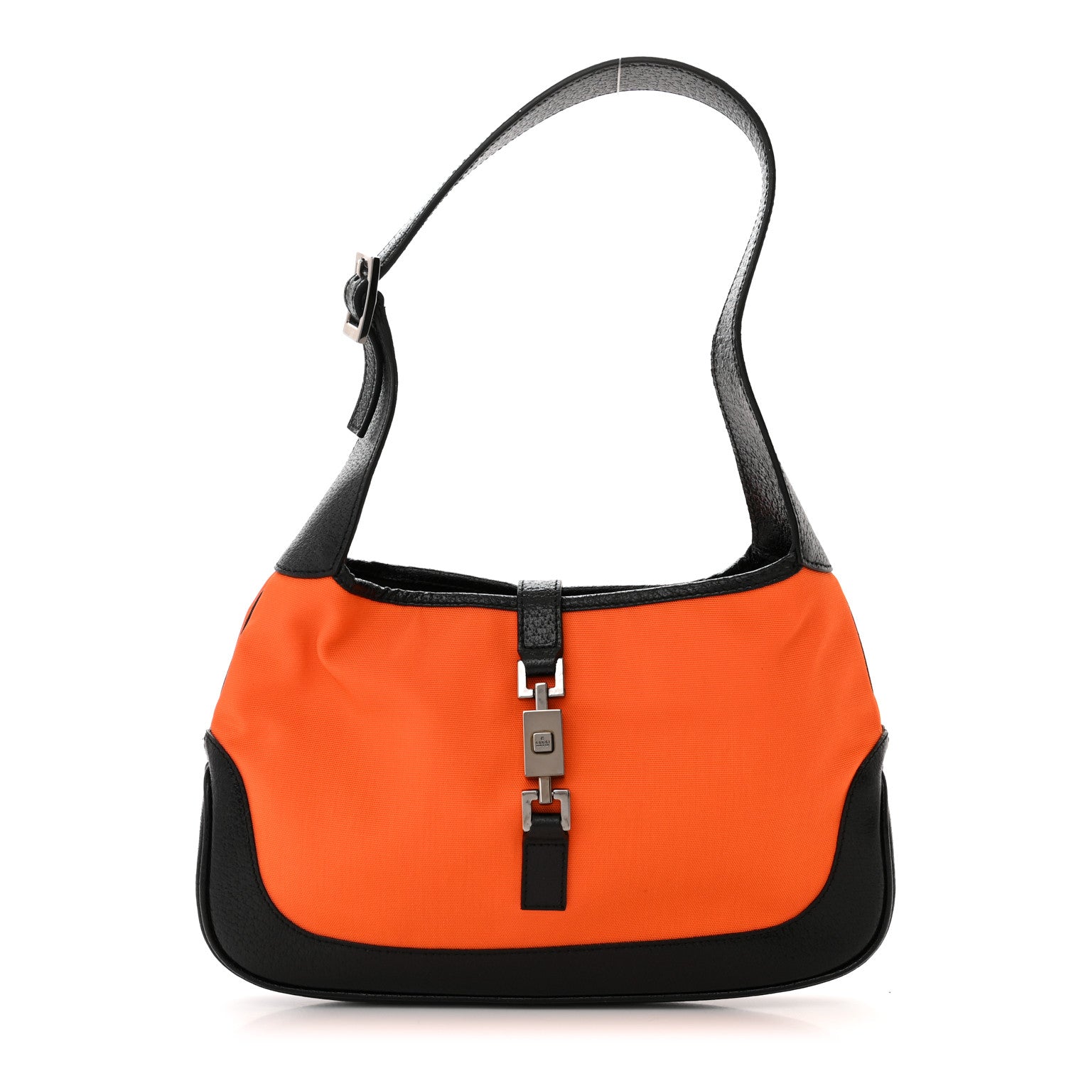 Gucci Canvas Small Jackie O Hobo Orange 1 of 10