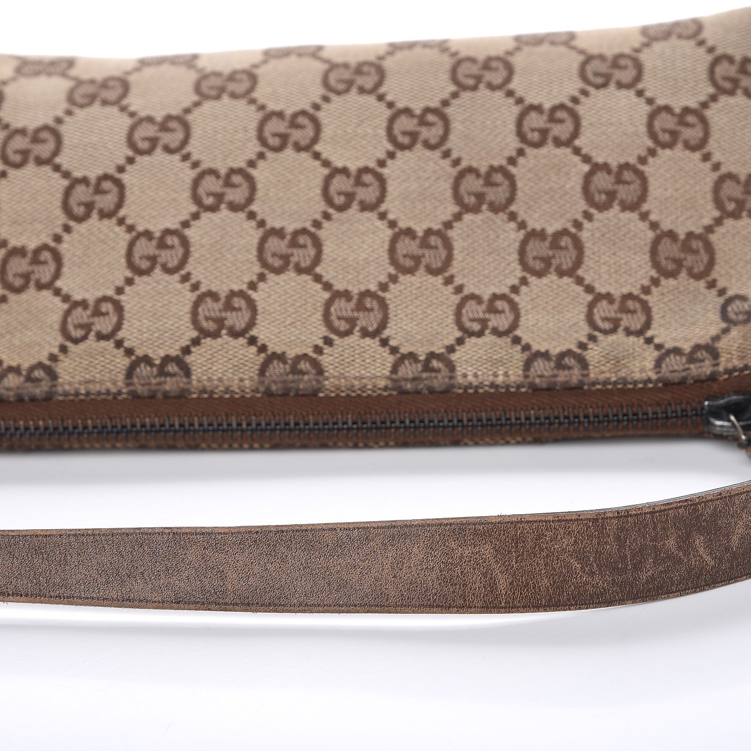 Gucci Monogram Small Pochette Brown 12 of 14