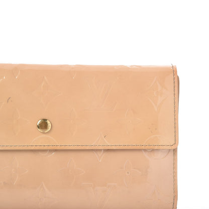 Louis Vuitton Vernis Porte Tresor International Wallet Beige 10 of 12
