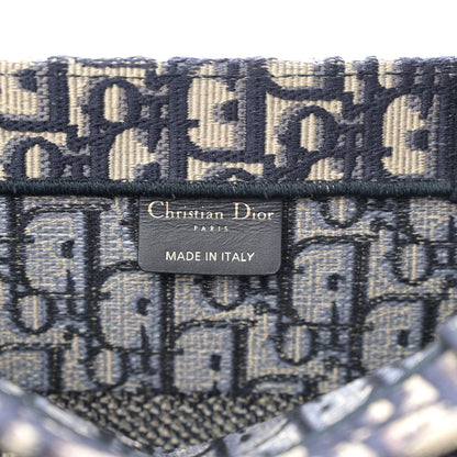 Christian Dior Oblique Medium Book Tote Blue Multicolor 6 of 13