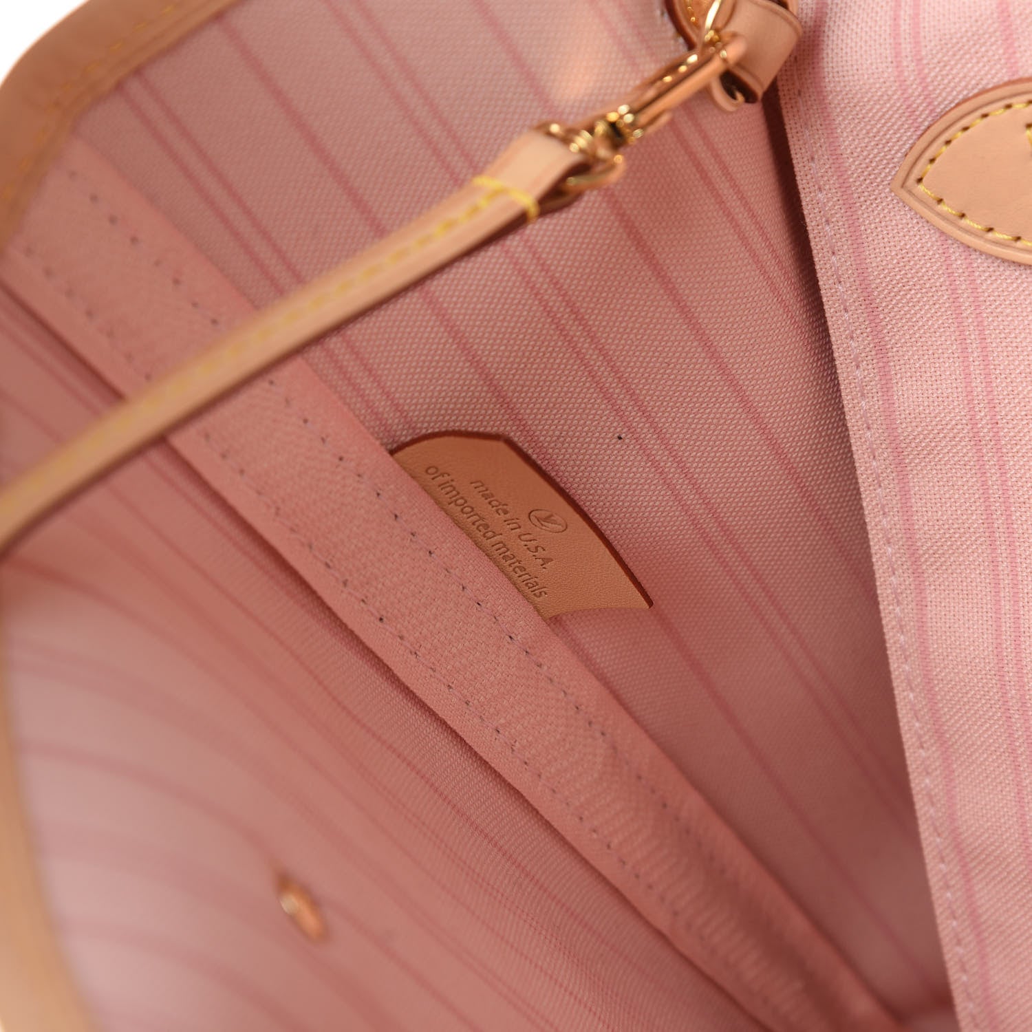 Louis Vuitton Damier Azur Neo Neverfull MM Rose Ballerine 8 of 13