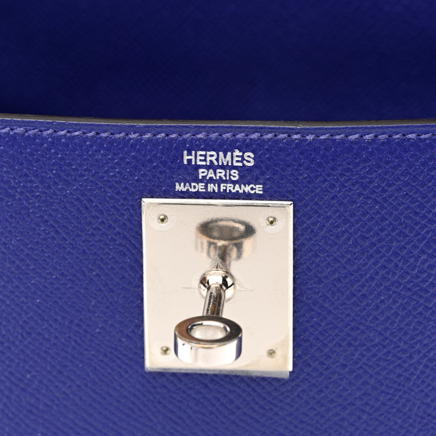 Epsom Kelly Sellier 28 Bleu Electrique