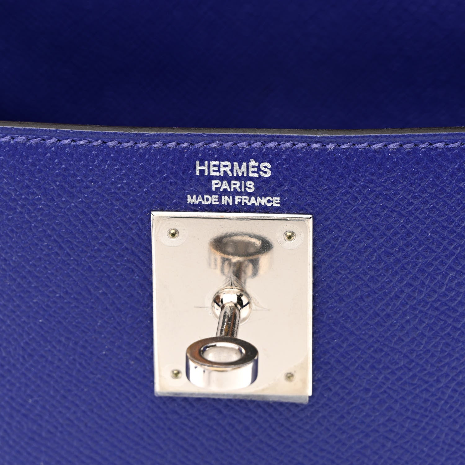 Hermes Epsom Kelly Sellier 28 Bleu Electrique 6 of 10