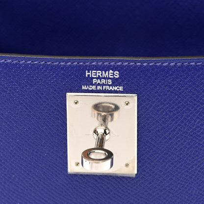 Hermes Epsom Kelly Sellier 28 Bleu Electrique 6 of 10