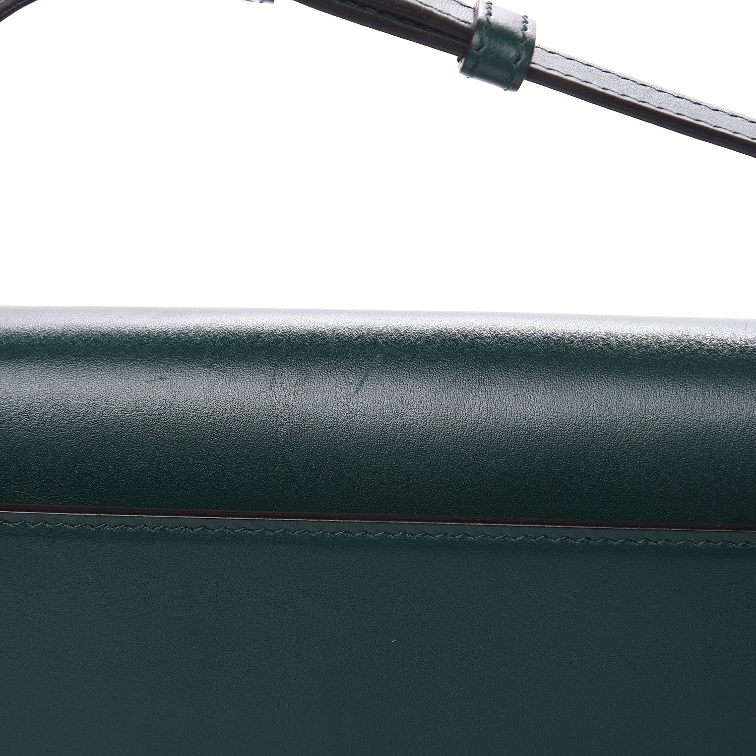 Gucci Smooth Calfskin Small Zumi Top Handle Shoulder Bag Vintage Green 10 of 11