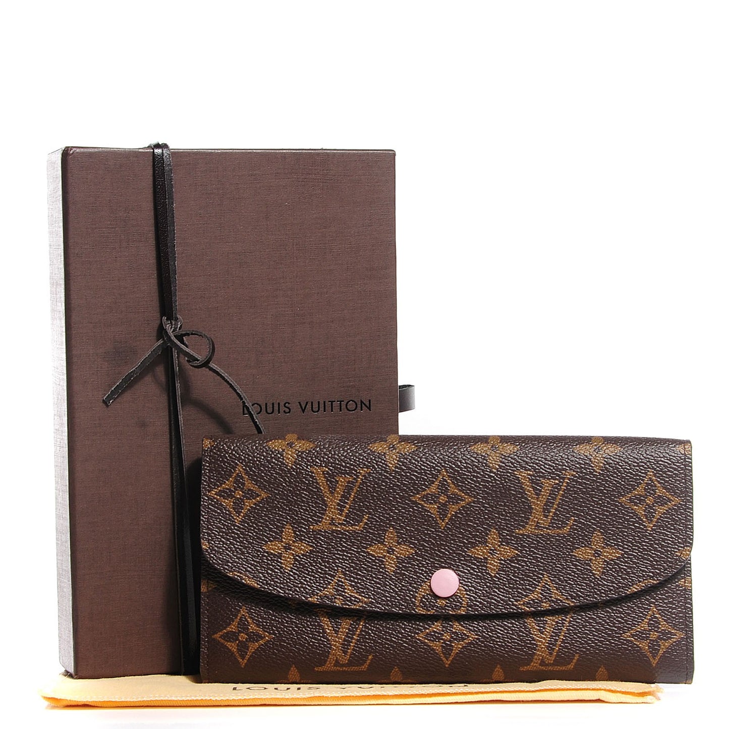 Monogram Emilie Wallet Rose Ballerine