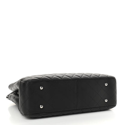 Chanel Caviar Quilted Large Turn Lock Shopping Tote Black 3 of 8