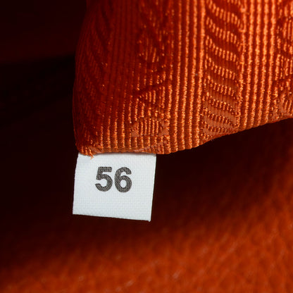 Prada Vitello Daino Leather Large Hobo Papaya 11 of 11