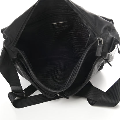 Prada Nylon Vela Messenger Bag Black 5 of 10