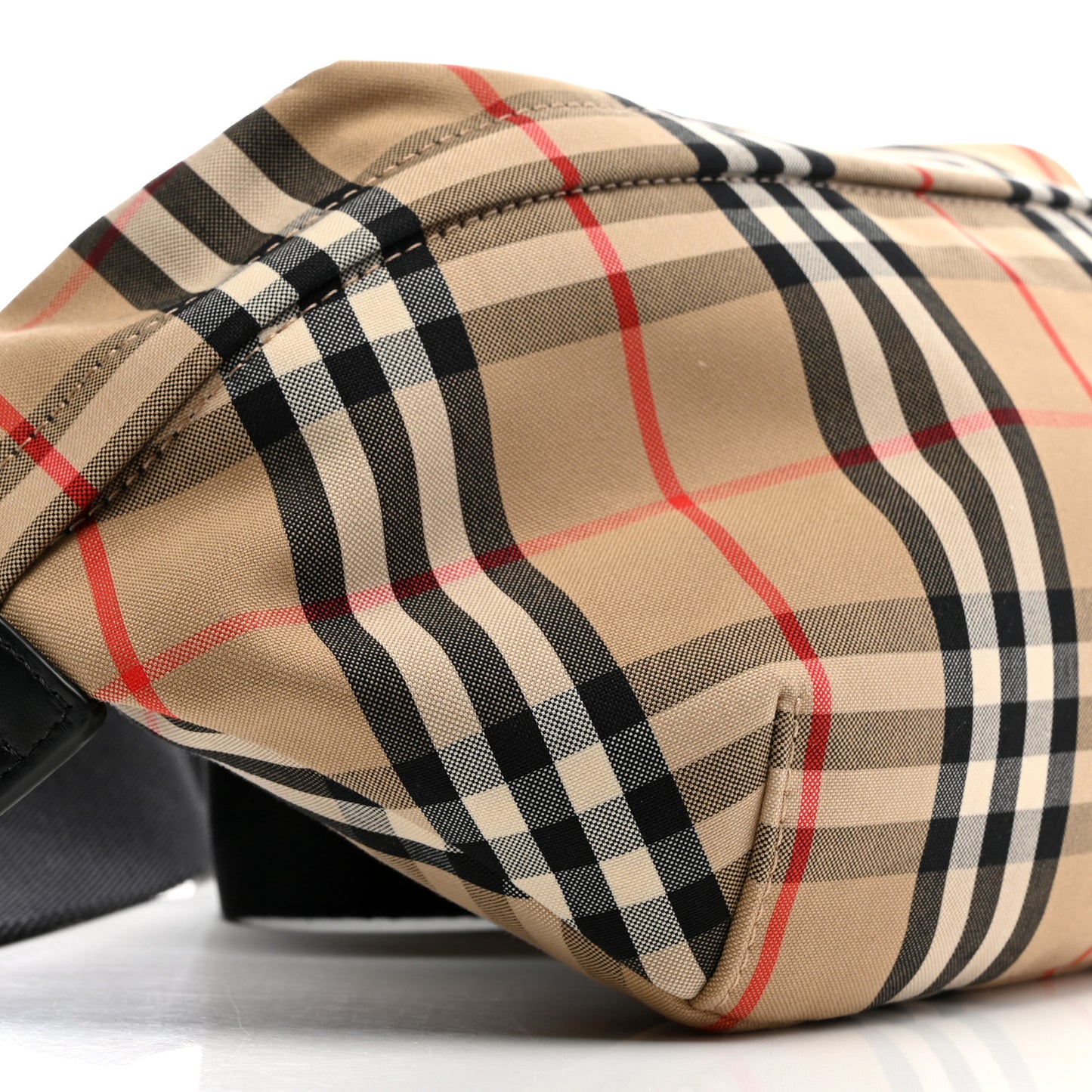 Nylon Vintage Check Medium Sonny Bum Bag Archive Beige Black