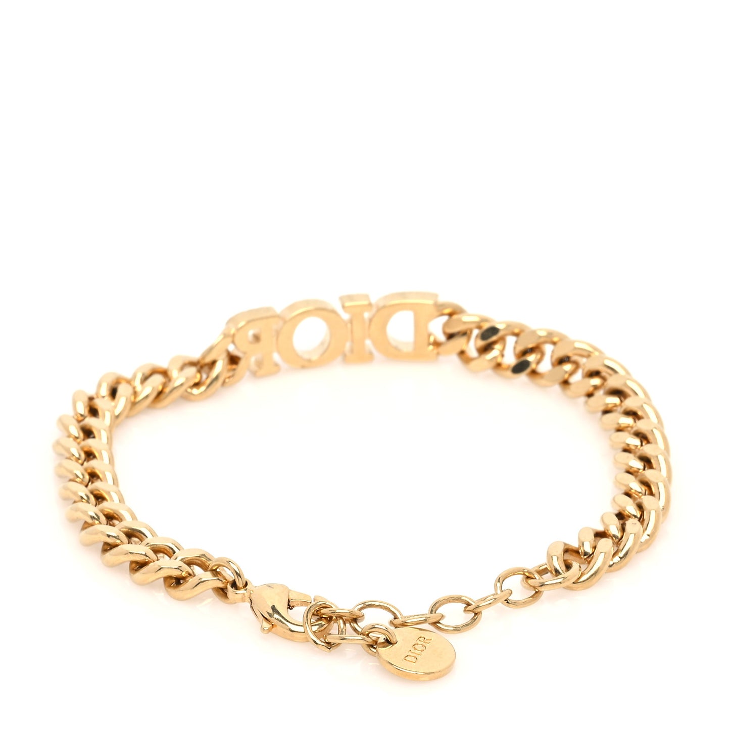 Metal Crystal Dio(r)evolution Bracelet Gold