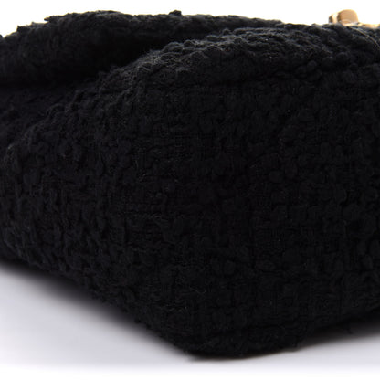 Chanel Tweed Quilted Medium Chanel 19 Flap Black 9 of 11