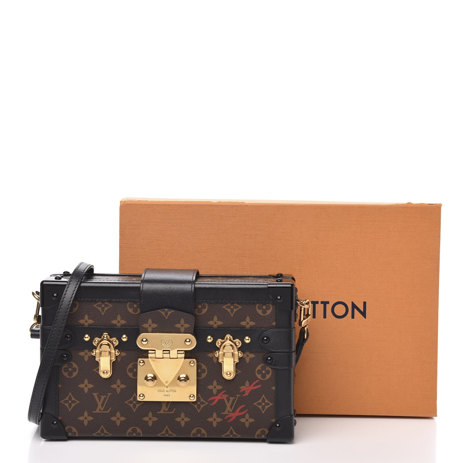 Louis Vuitton Monogram Petite Malle Black 12 of 12