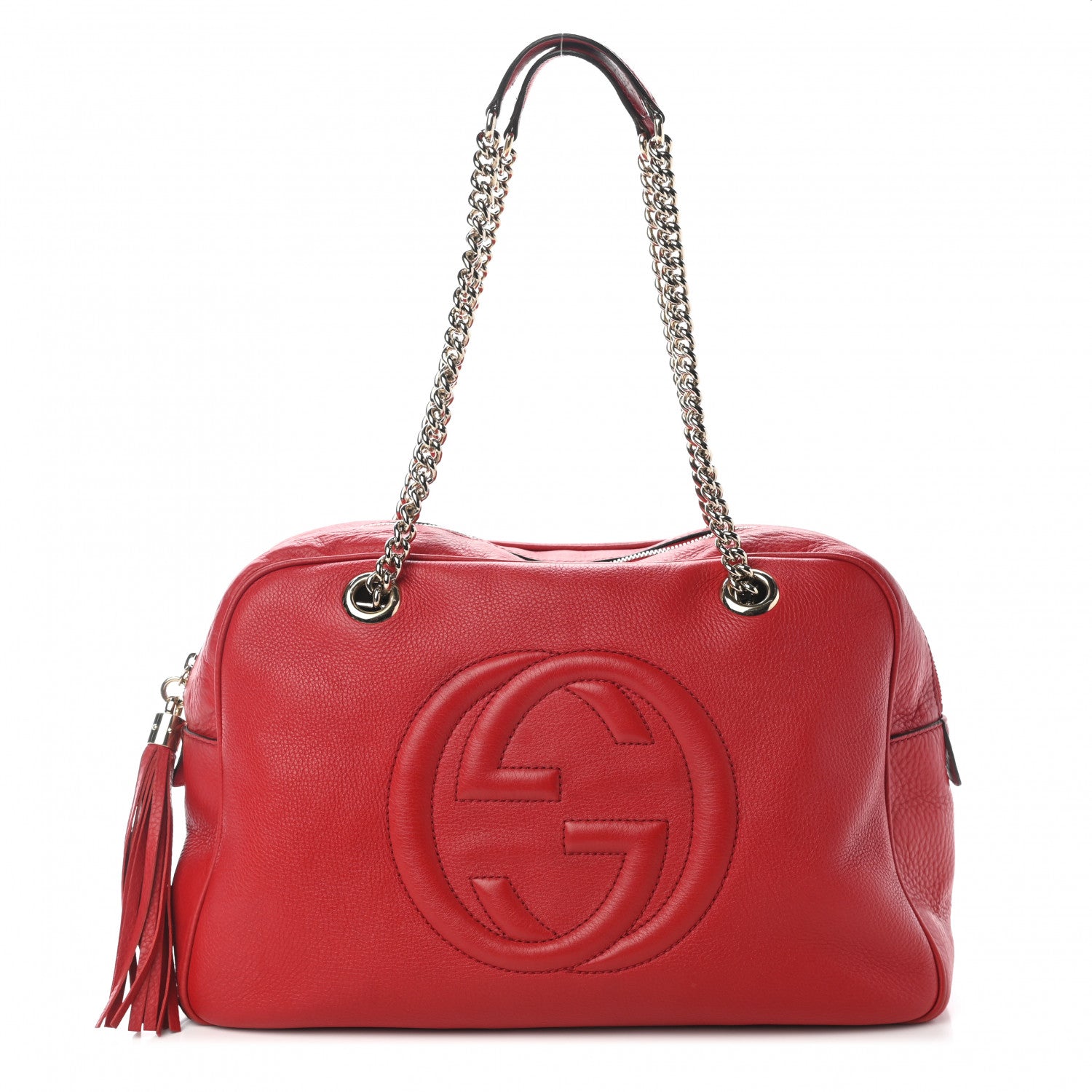 Gucci Cellarius Calfskin Medium Soho Bowler Tabasco 1 of 9