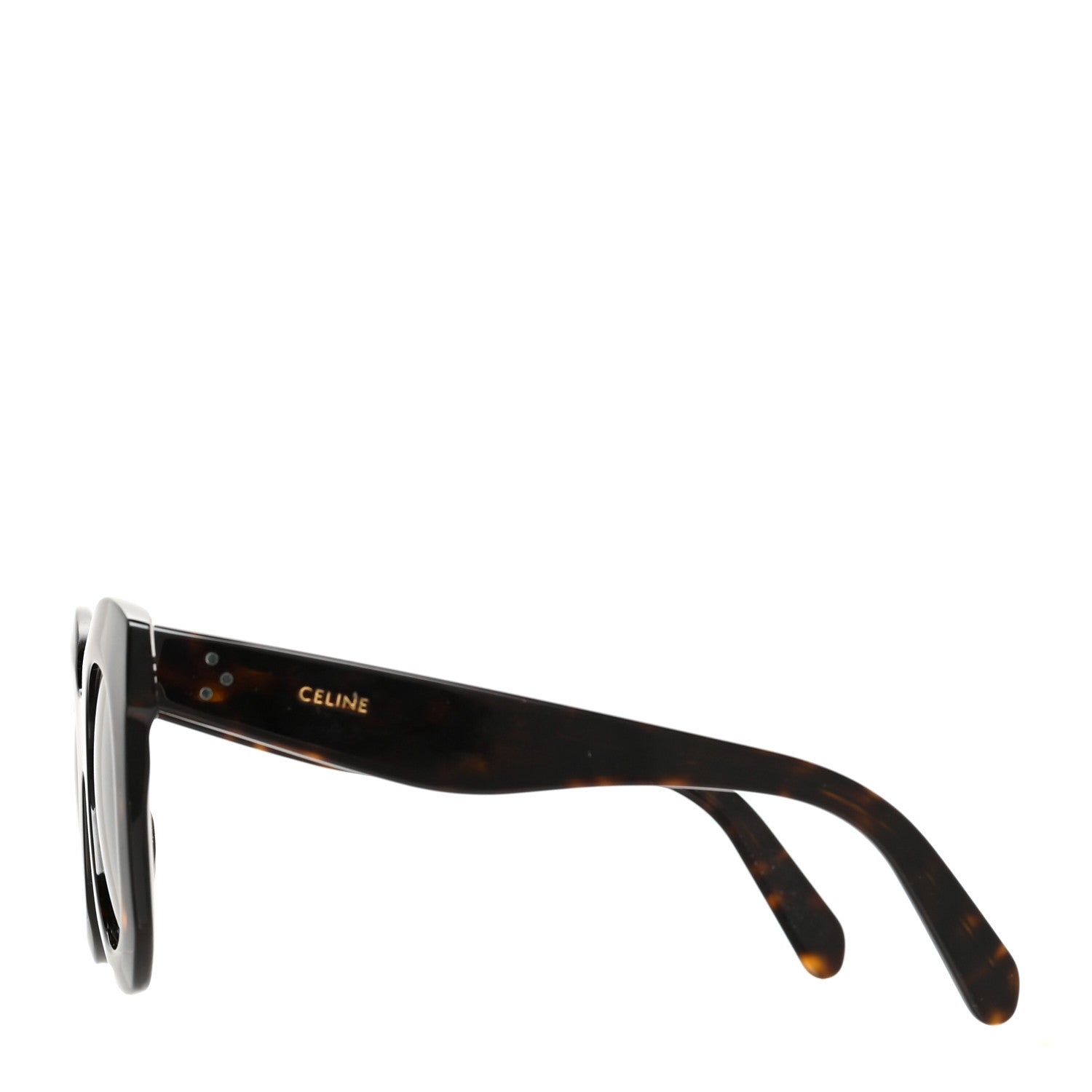 Celine Acetate Butterfly Sunglasses CL4005IN Dark Havana 4 of 7