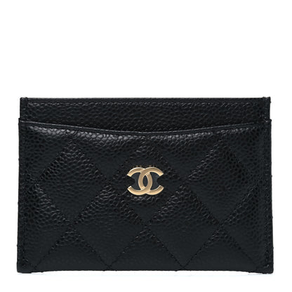 Chanel Caviar Quilted Card Holder Black 1 of 4