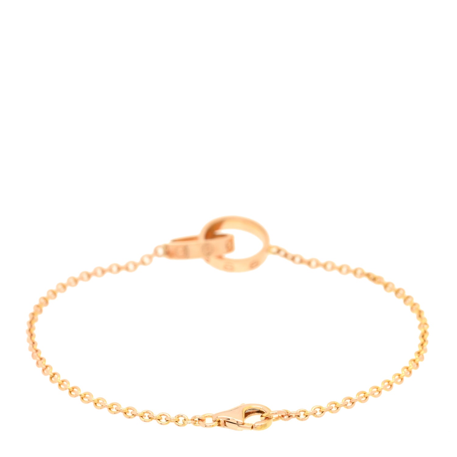 Cartier 18K Pink Gold Interlocking LOVE Bracelet 2 of 4