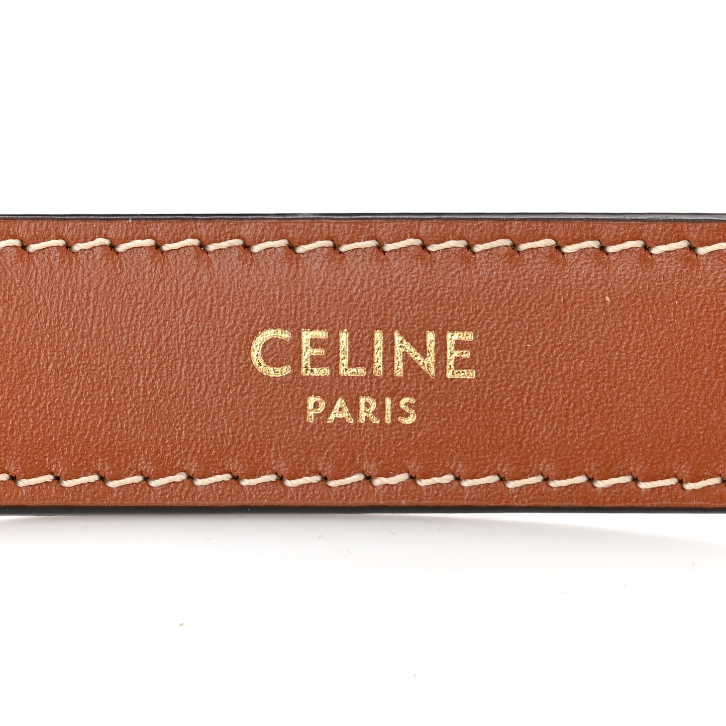 Triomphe Canvas Calfskin Ava Shoulder Bag Tan