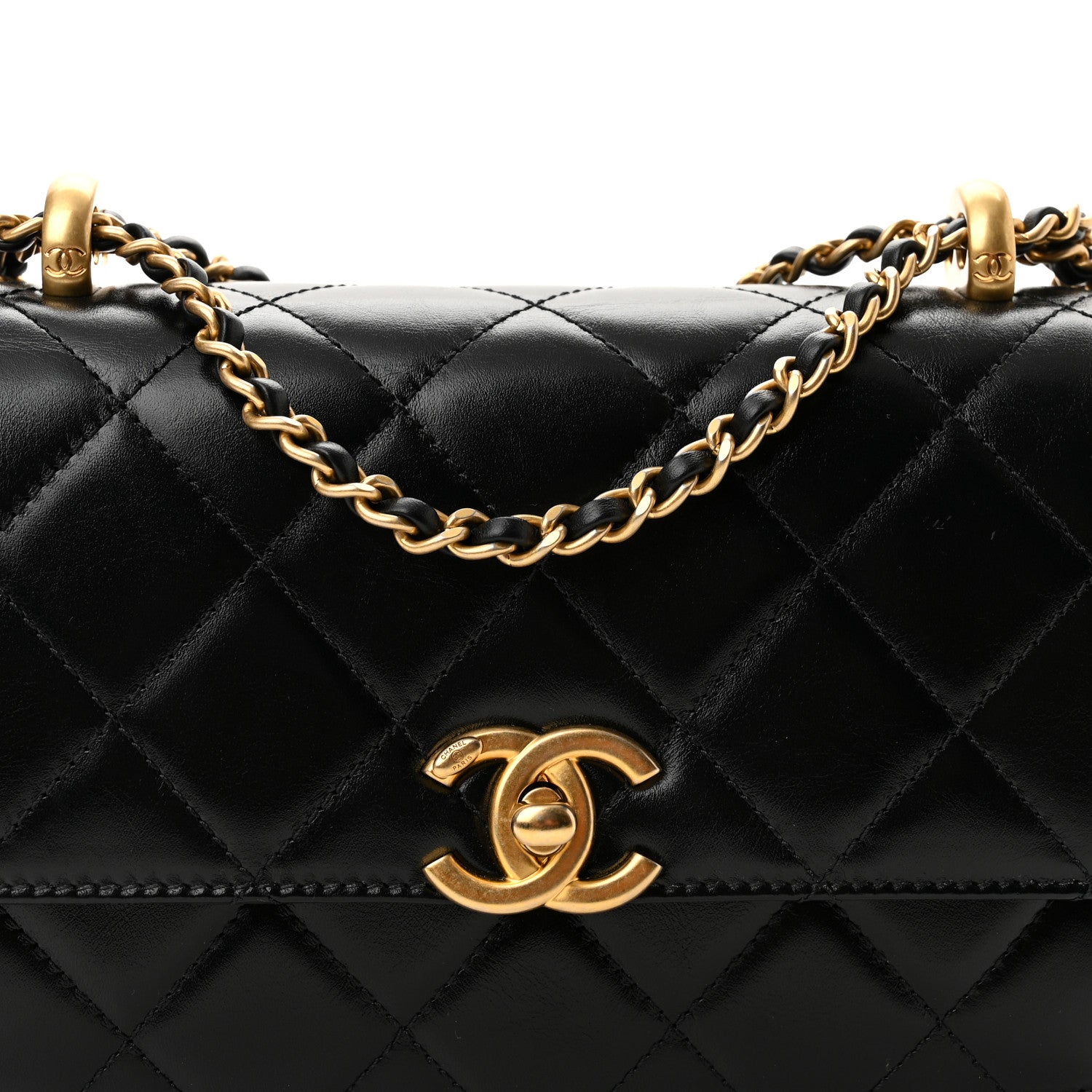 Chanel Calfskin Quilted Mini Perfect Fit Flap Black 8 of 10