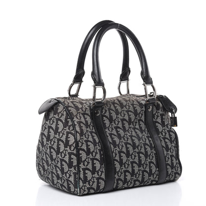 Christian Dior Monogram Boston Black 3 of 18