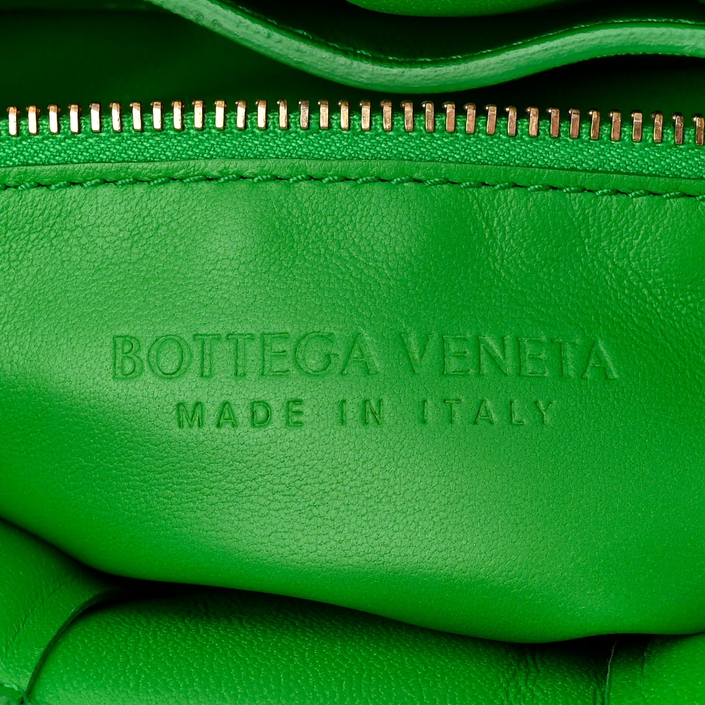 Nappa Maxi Intreccio Padded Cassette Crossbody Bag Parakeet