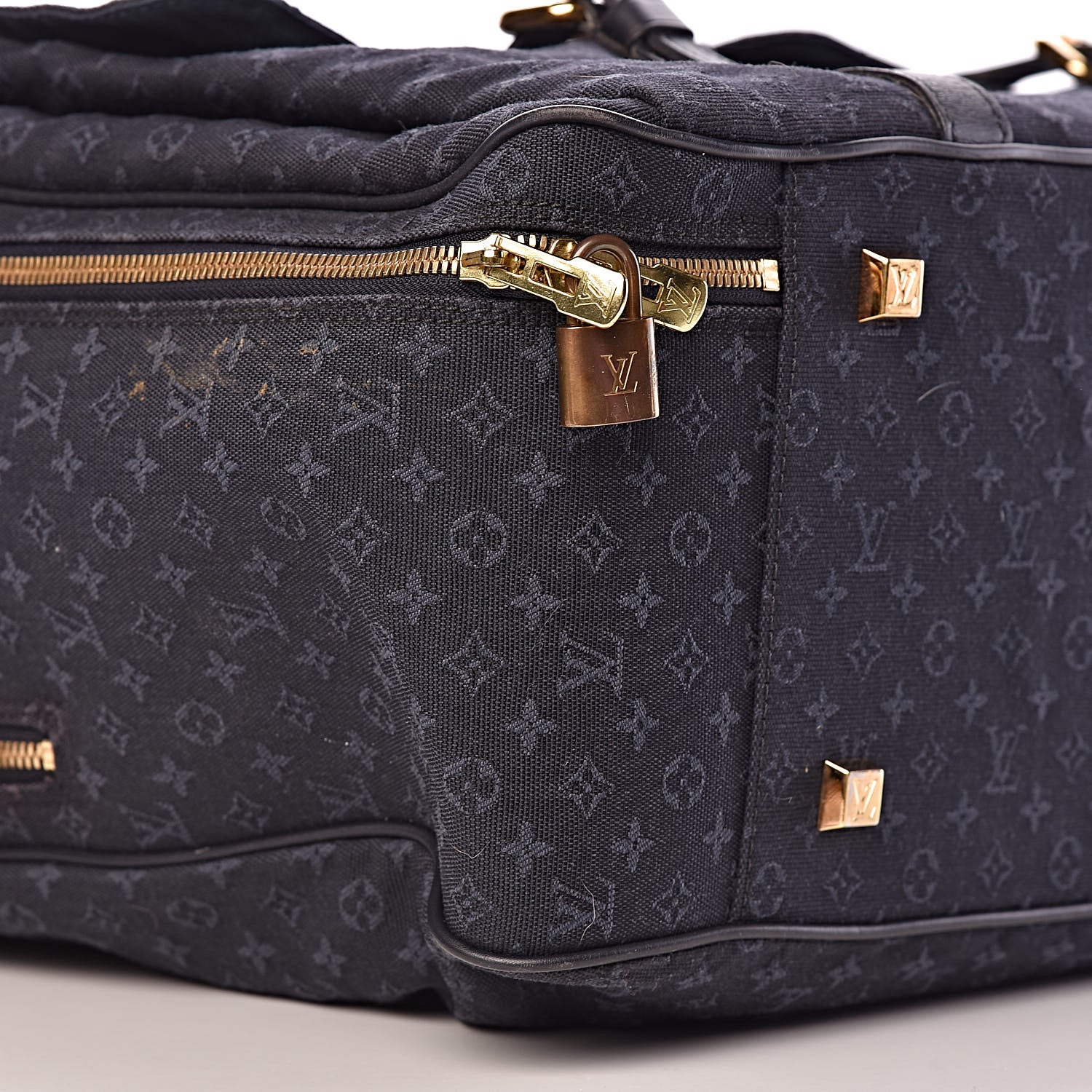 Louis Vuitton Mini Monogram Louise Blue 10 of 12