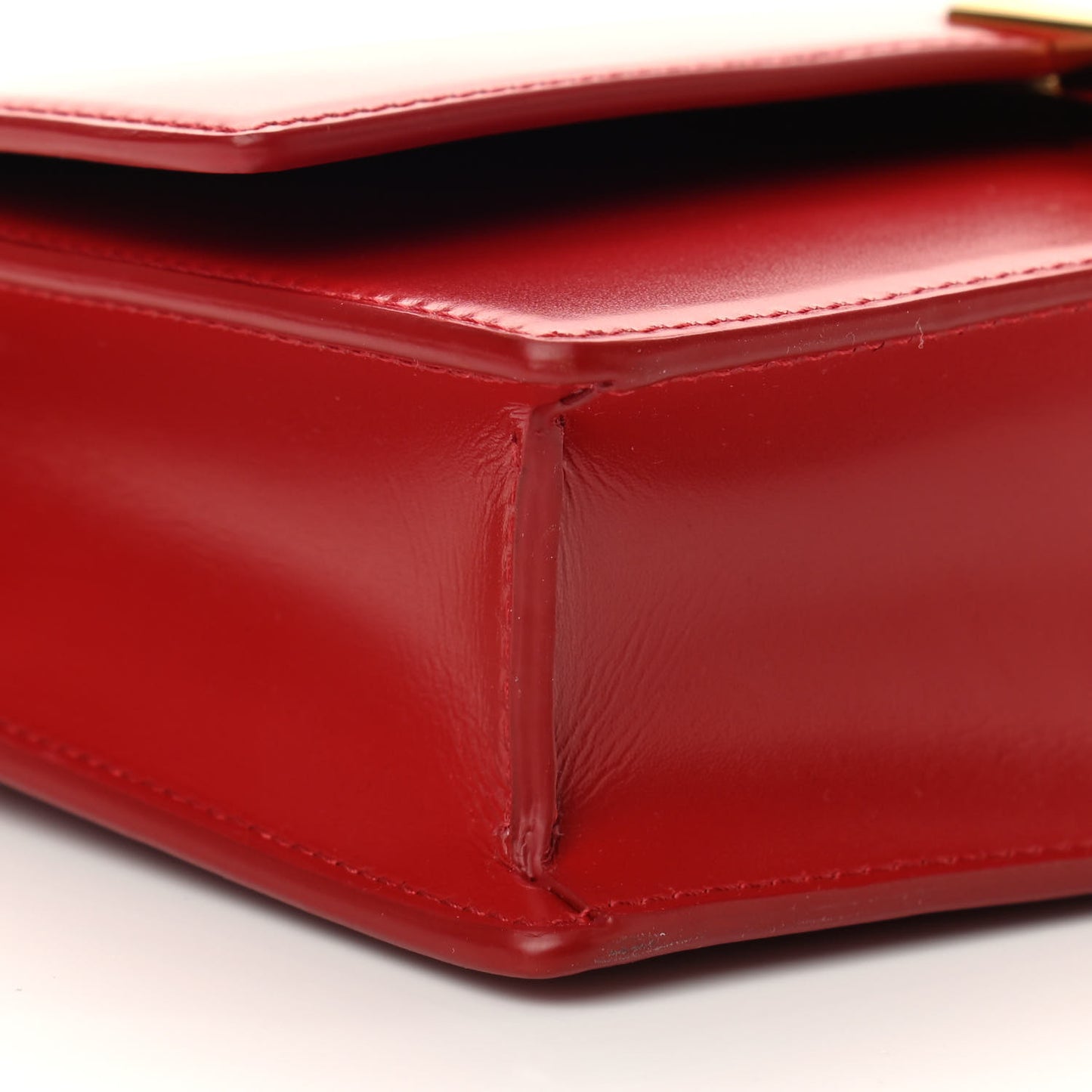 Box Calfskin Small 4G Chain Shoulder Bag Dark Red