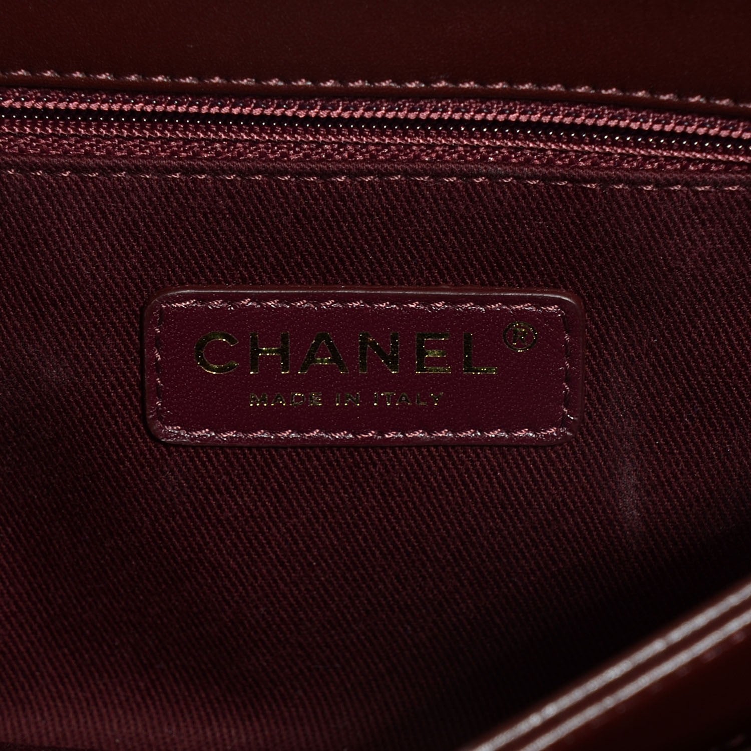 Chanel Calfskin Quilted Medium Soft Elegance Flap Burgundy 7 of 9